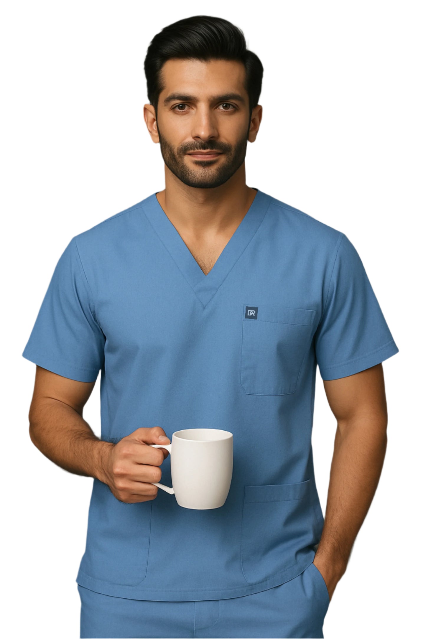 Skyward Blue Unisex Medical Scrubs – Blended Cotton