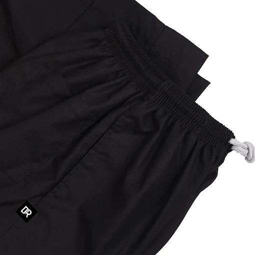 Raven Black Unisex Medical Scrubs – Premium Blended Cotton