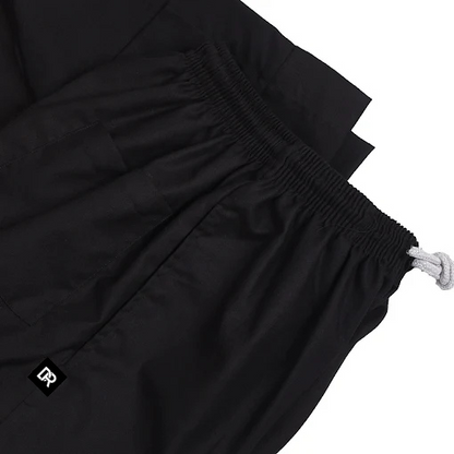 Raven Black Unisex Medical Scrubs – Premium Blended Cotton
